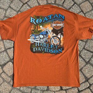 Roatan Honduras Harley - Davidson T Shirt Size 2XL